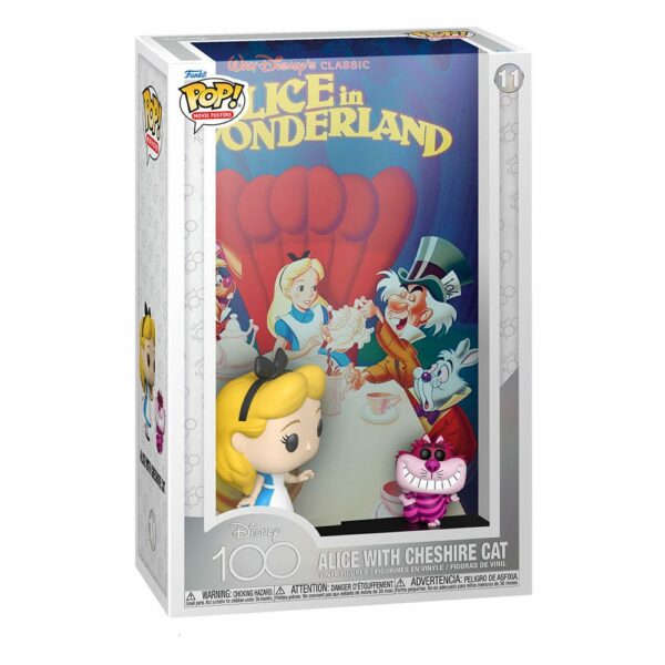 Disney's 100th Anniversary POP! Movie Poster & Figura Alice in Wonderland 9 cm - Imagen 3