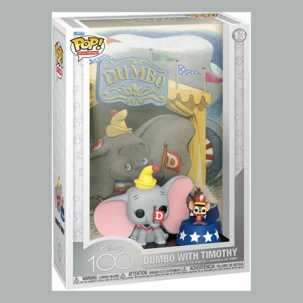 Disney's 100th Anniversary POP! Movie Poster & Figura Dumbo 9 cm - Imagen 3