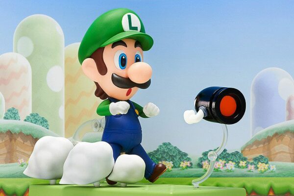 Super Mario Bros. Nendoroid Figura Luigi 10 cm - Imagen 7