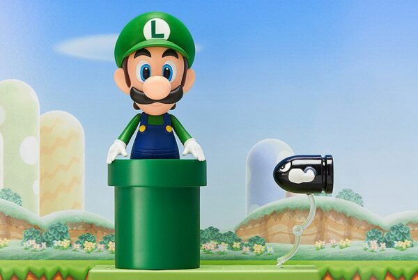 Super Mario Bros. Nendoroid Figura Luigi 10 cm - Imagen 8