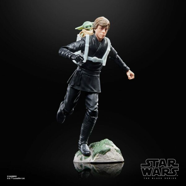 LUKE SKYWALKER & GROGU PACK 2 FIG 15 CM STAR WARS THE BOOK OF BOBA FETT THE BLACK SERIES - Imagen 4