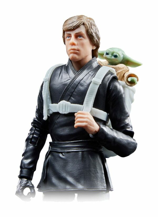 LUKE SKYWALKER & GROGU PACK 2 FIG 15 CM STAR WARS THE BOOK OF BOBA FETT THE BLACK SERIES - Imagen 5