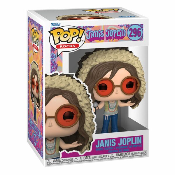 Janis Joplin POP! Rocks Vinyl Figura 9 cm