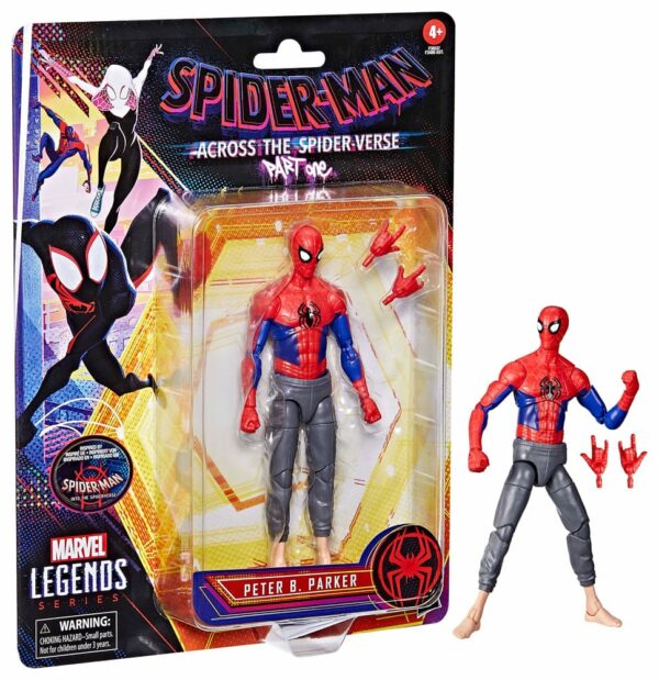 PETER B. PARKER FIG. 15 CM SPIDER-MAN ACROSS THE SPIDER-VERSE PART ONE MARVEL LEGENDS - Imagen 8