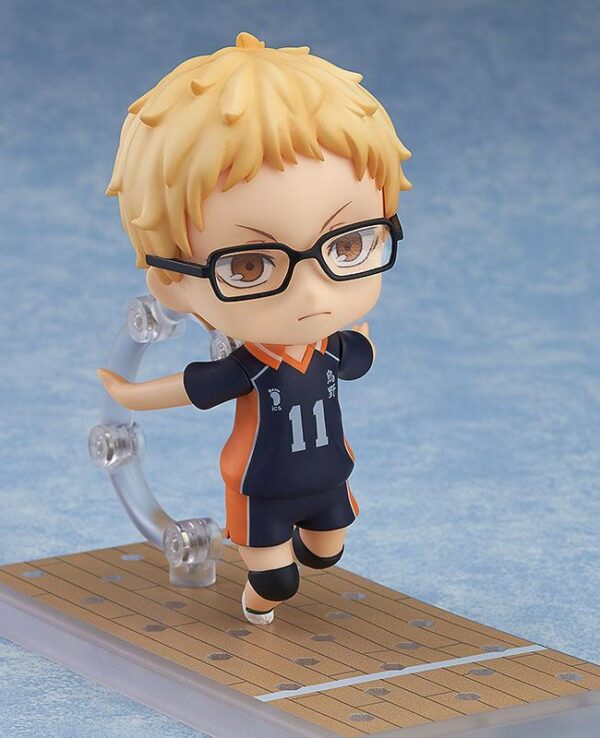 KEI TSUKISHIMA FIG 10 CM HAYKYU! 2ND SEASON NENDOROID REISSUE - Imagen 4