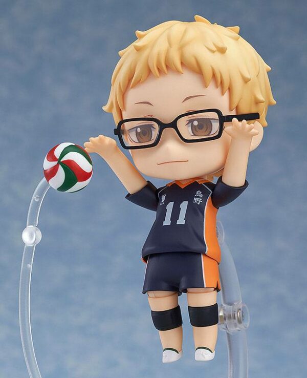 KEI TSUKISHIMA FIG 10 CM HAYKYU! 2ND SEASON NENDOROID REISSUE - Imagen 5