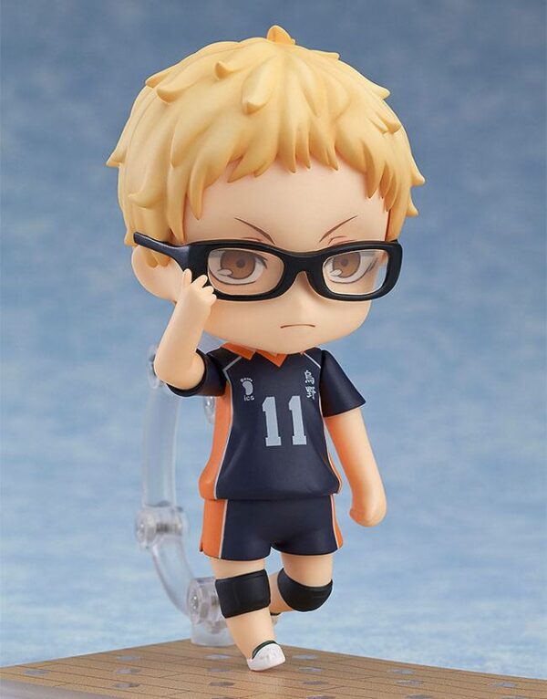 KEI TSUKISHIMA FIG 10 CM HAYKYU! 2ND SEASON NENDOROID REISSUE - Imagen 6