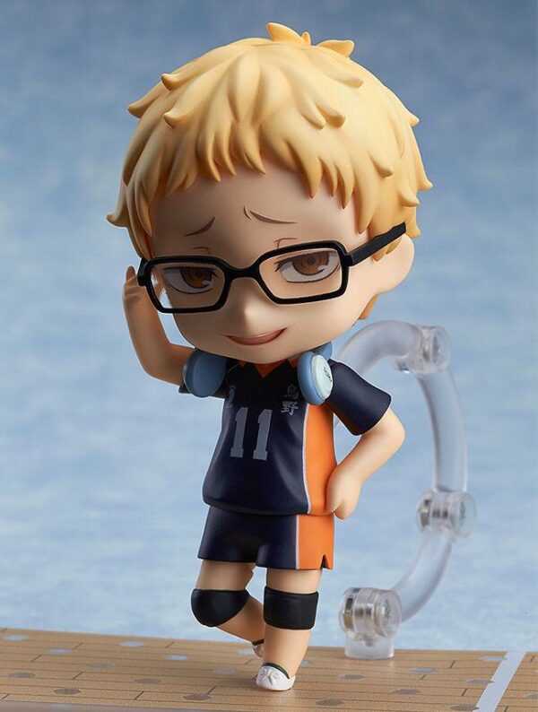 KEI TSUKISHIMA FIG 10 CM HAYKYU! 2ND SEASON NENDOROID REISSUE - Imagen 7