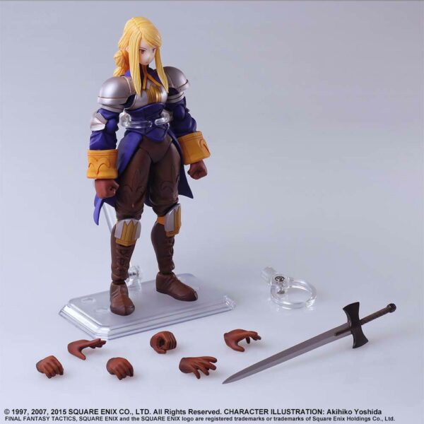 AGRIAS OAKS FIG 14 CM FINAL FANTASY TACTICS BRING ARTS ACTION FIGURE - Imagen 7