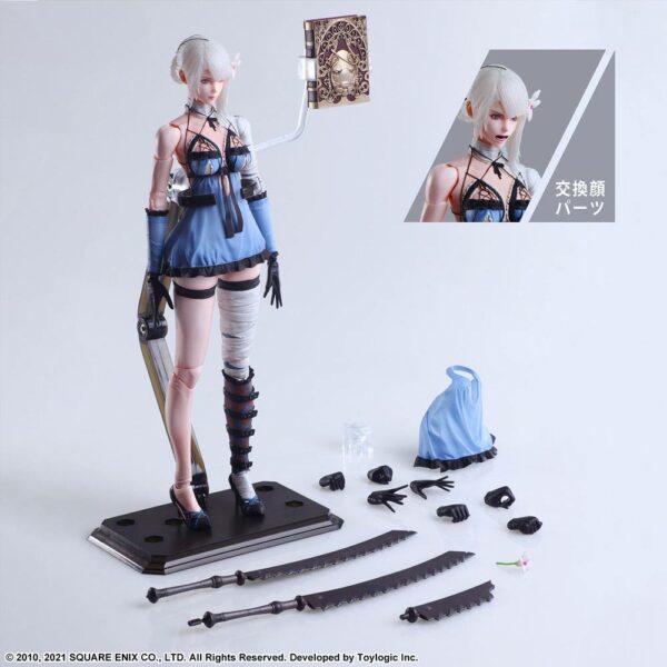 KAINE FIG 25 CM NIER REPLICANT VER.1.2 PLAY ARTS KAI ACTION FIGURE - Imagen 9