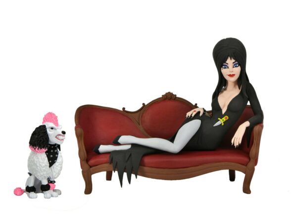 ELVIRA ON COUCH BOXED SET ACTION FIG. 15 CM TOONY TERRORS - ELVIRA - Imagen 3