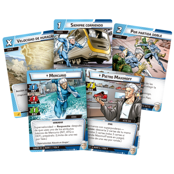 MARVEL CHAMPIONS LCG: QUICKSILVER - Imagen 2