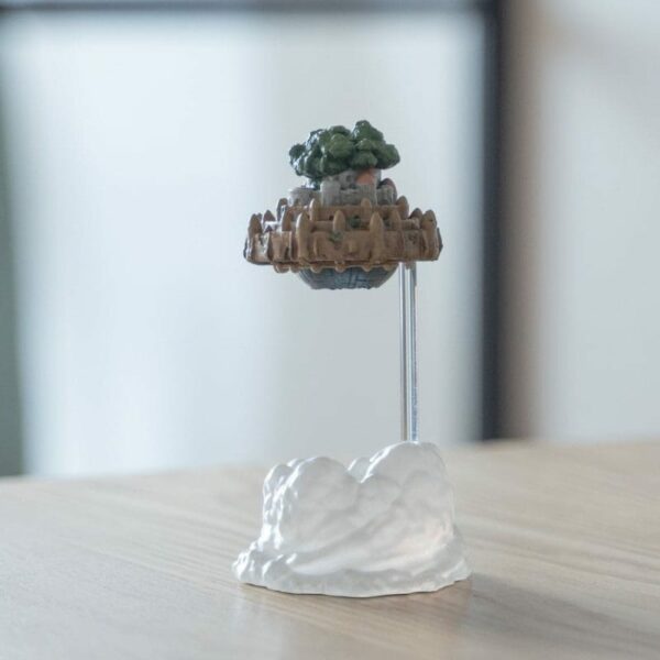 CASTILLO VOLADOR PORTA CLIPS MAGNETICO FIG. 6,5 CM CASTILLO EN EL CIELO STUDIO GHIBLI - Imagen 3