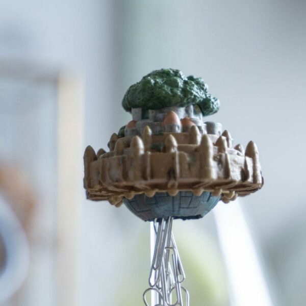 CASTILLO VOLADOR PORTA CLIPS MAGNETICO FIG. 6,5 CM CASTILLO EN EL CIELO STUDIO GHIBLI - Imagen 6