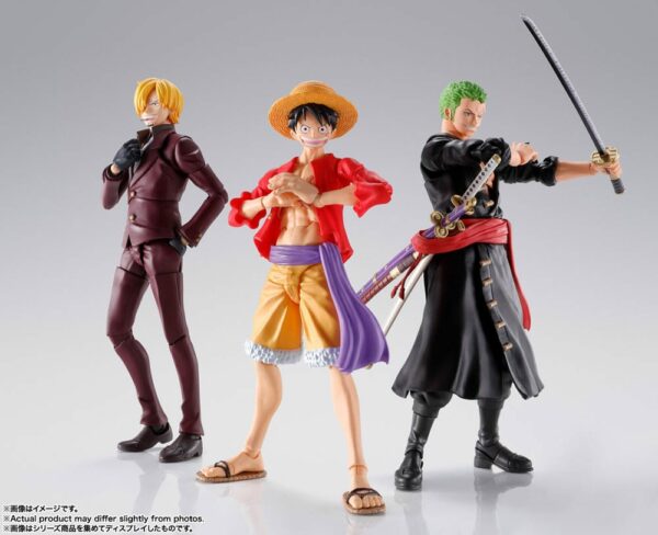 MONKEY D LUFFY RAID OF ONIGASHIMA FIG 14,5 CM ONE PIECE SH FIGUARTS - Imagen 9