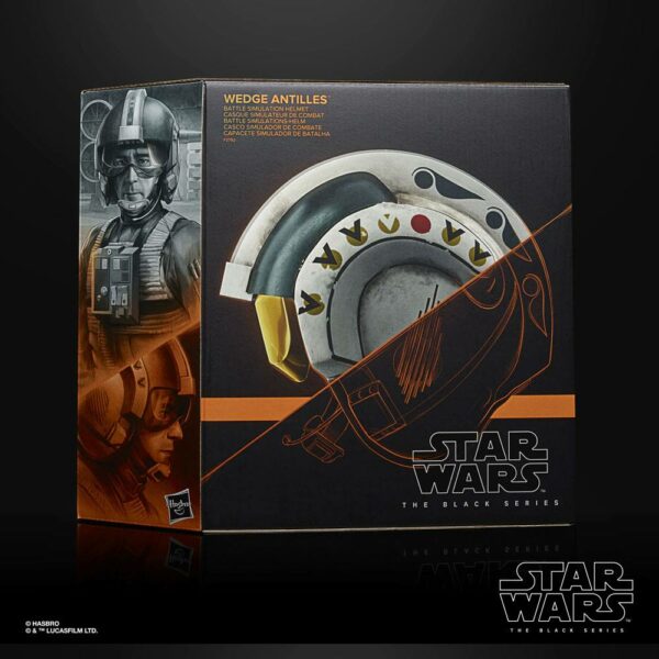 WEDGE ANTILLES BATTLE SIMULATION CASCO REPLICA ESCALA 1:1 BLACK SERIES STAR WARS F27925E0 - Imagen 3