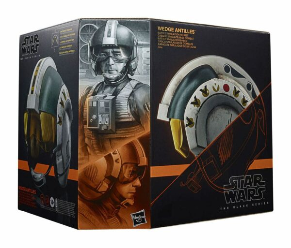 WEDGE ANTILLES BATTLE SIMULATION CASCO REPLICA ESCALA 1:1 BLACK SERIES STAR WARS F27925E0 - Imagen 5