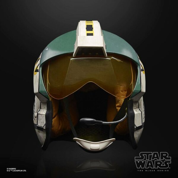 WEDGE ANTILLES BATTLE SIMULATION CASCO REPLICA ESCALA 1:1 BLACK SERIES STAR WARS F27925E0 - Imagen 7