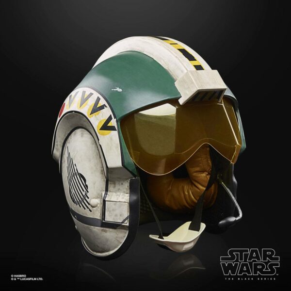 WEDGE ANTILLES BATTLE SIMULATION CASCO REPLICA ESCALA 1:1 BLACK SERIES STAR WARS F27925E0 - Imagen 11