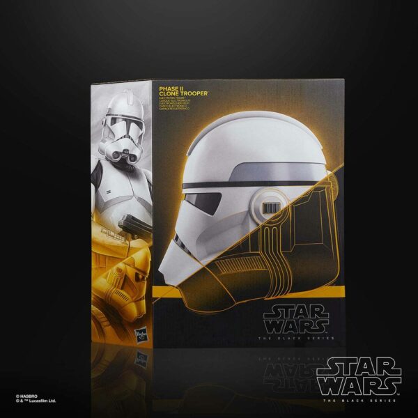 Star Wars: The Clone Wars Black Series Casco Electrónico Phase II Clone Trooper - Imagen 2