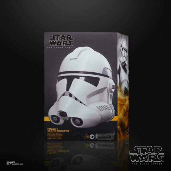 Star Wars: The Clone Wars Black Series Casco Electrónico Phase II Clone Trooper - Imagen 7