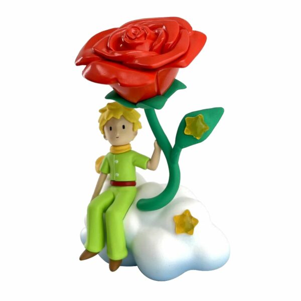 EL PRINCIPITO BAJO LA ROSA FIG. 9,3 CM LE PETIT PRINCE