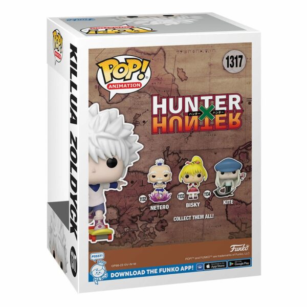 Hunter x Hunter POP! Animation Vinyl Figuren Killua w/Skateboard 9 cm - Imagen 3