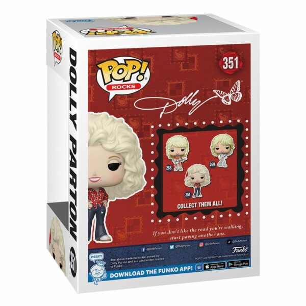 Dolly Parton POP! Rocks Vinyl Figura '77 tour 9 cm - Imagen 3