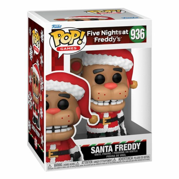 Five Nights at Freddy's Figura POP! Games Vinyl Holiday Freddy Fazbear 9 cm - Imagen 2