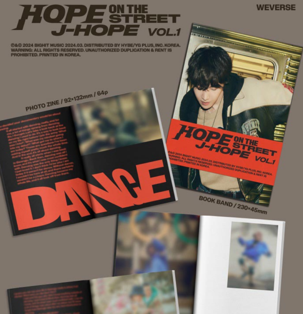 j-hope – HOPE ON THE STREET VOL.1 (Weverse Albums Ver.) - Imagen 2