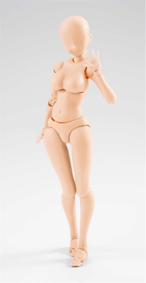 MUJER COLOR NARANJA PALIDO FIGURA 13.5 CM BODY CHAN YABUKI KENTARO SH FIGUARTS