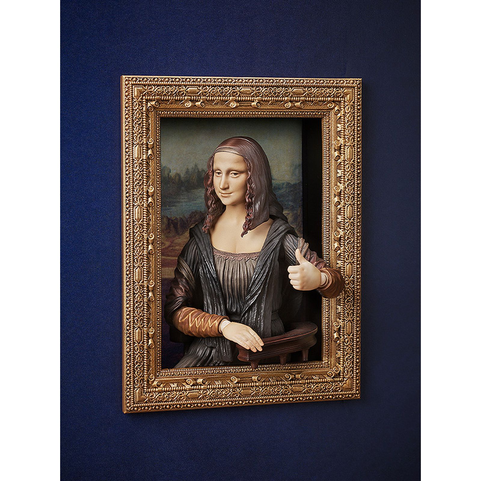 MONALISA BY LEONARDO DA VINCI FIGMA 10 CM THE TABLE MUSEUM - Imagen 5