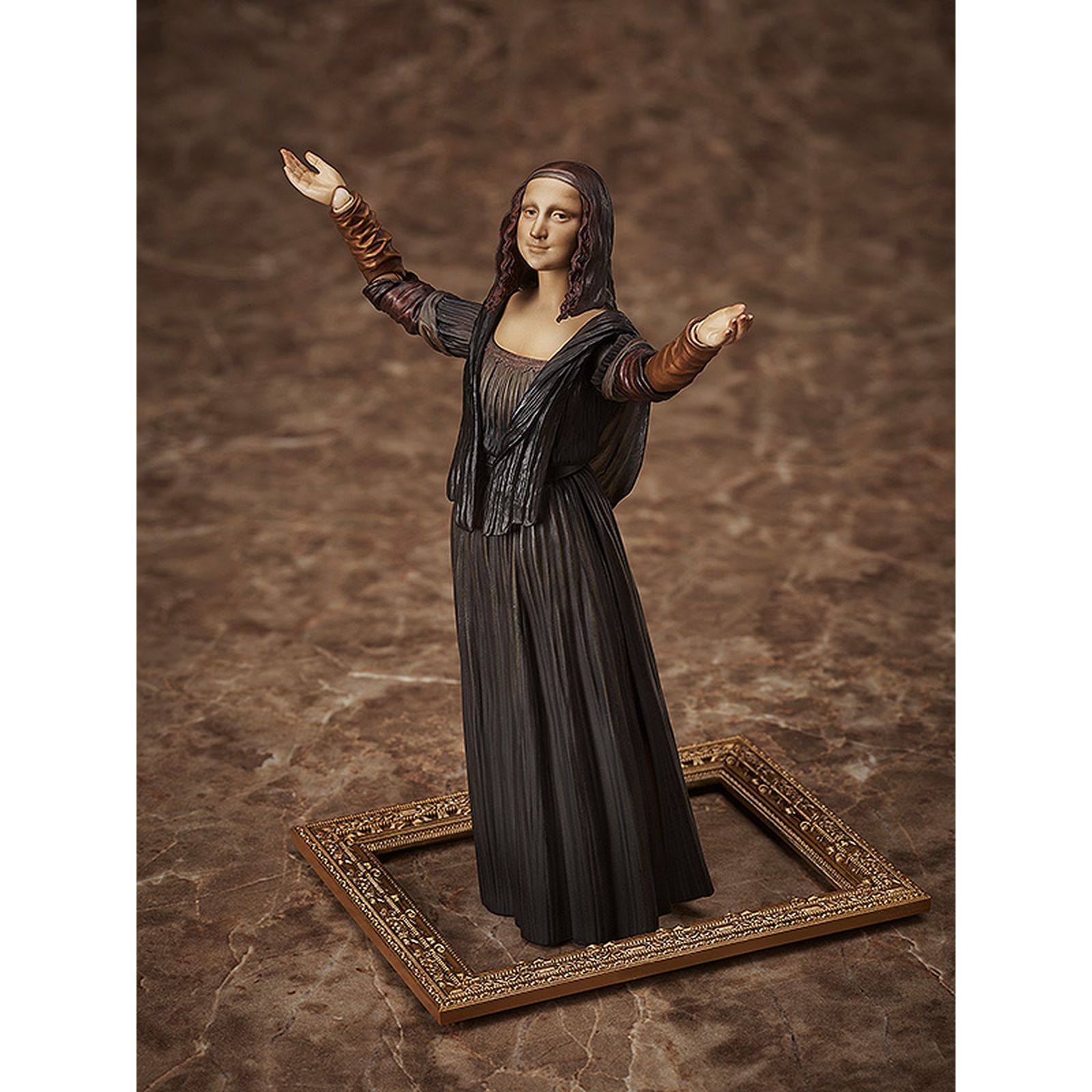 MONALISA BY LEONARDO DA VINCI FIGMA 10 CM THE TABLE MUSEUM - Imagen 3