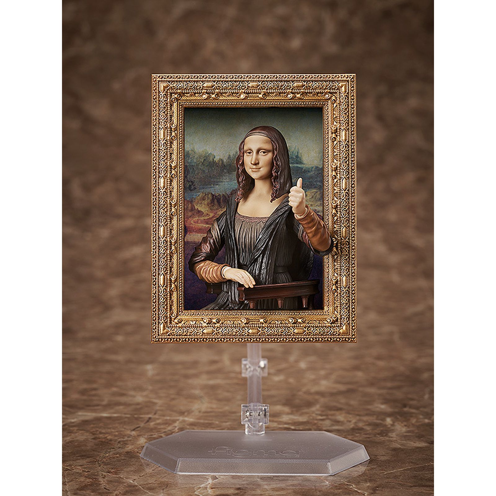 MONALISA BY LEONARDO DA VINCI FIGMA 10 CM THE TABLE MUSEUM - Imagen 2