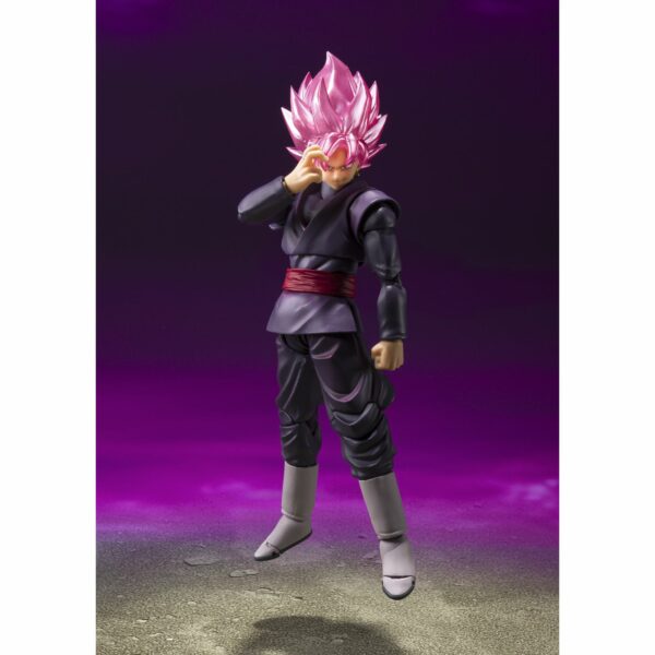 GOKU BLACK SUPER SAIYAN ROSE FIG. 14 CM DRAGON BALL SUPER SH FIGUARTS TAMASHII NATIONS - Imagen 2