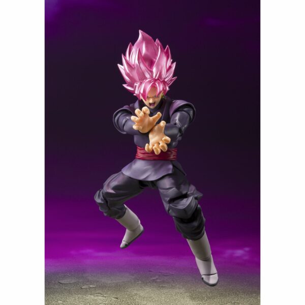 GOKU BLACK SUPER SAIYAN ROSE FIG. 14 CM DRAGON BALL SUPER SH FIGUARTS TAMASHII NATIONS - Imagen 3