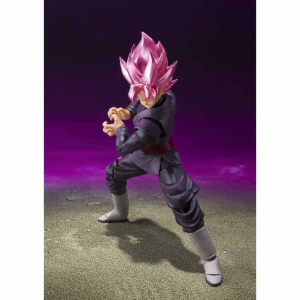 GOKU BLACK SUPER SAIYAN ROSE FIG. 14 CM DRAGON BALL SUPER SH FIGUARTS TAMASHII NATIONS - Imagen 5