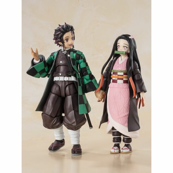 TANJIRO KAMADO FIGURA 14 CM DEMON SLAYER: KIMETSU NO YAIBA SH FIGUARTS TAMASHII NATIONS - Imagen 4