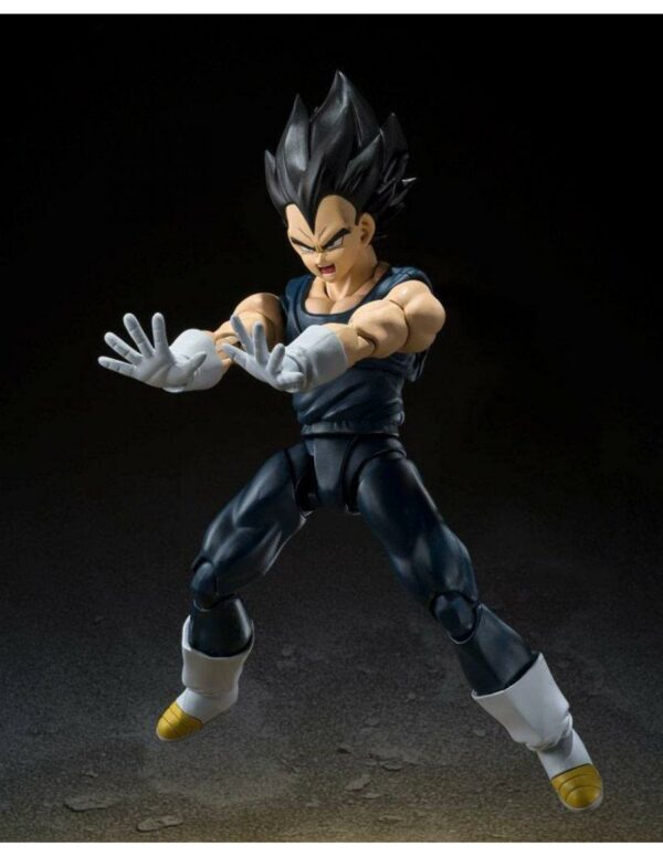 VEGETA SUPER HERO FIGURA 14 CM DRAGON BALL SUPER SH FIGUARTS TAMASHII NATIONS - Imagen 5