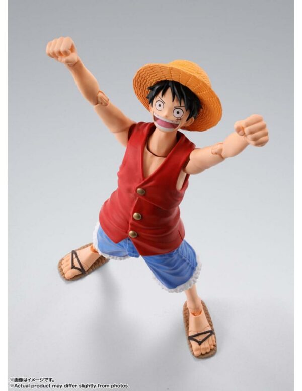 MONKEY D. LUFFY -ROMANCE DAWN- FIG. 14,5 CM ONE PIECE SH FIGUARTS TAMASHII NATIONS - Imagen 3