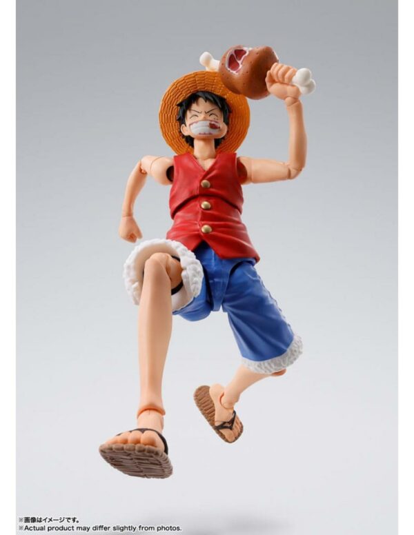 MONKEY D. LUFFY -ROMANCE DAWN- FIG. 14,5 CM ONE PIECE SH FIGUARTS TAMASHII NATIONS - Imagen 4