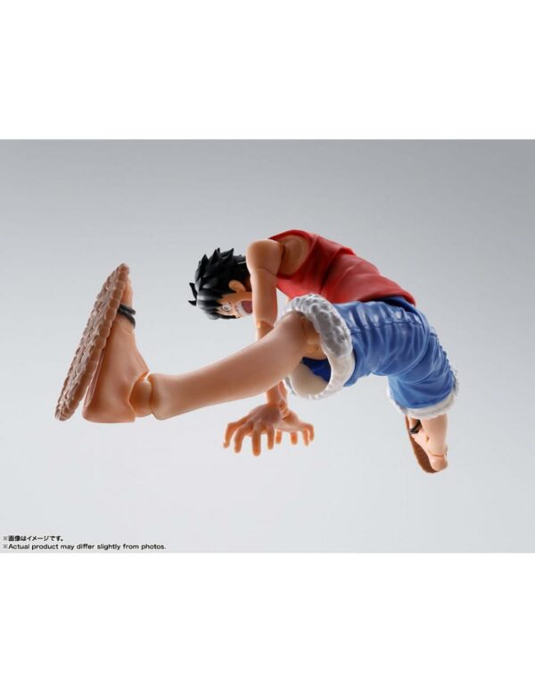 MONKEY D. LUFFY -ROMANCE DAWN- FIG. 14,5 CM ONE PIECE SH FIGUARTS TAMASHII NATIONS - Imagen 5