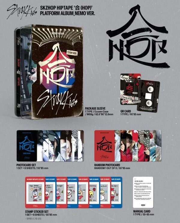 Stray Kids – SKZHOP HIPTAPE (Platform Album Nemo Ver.) - Imagen 2