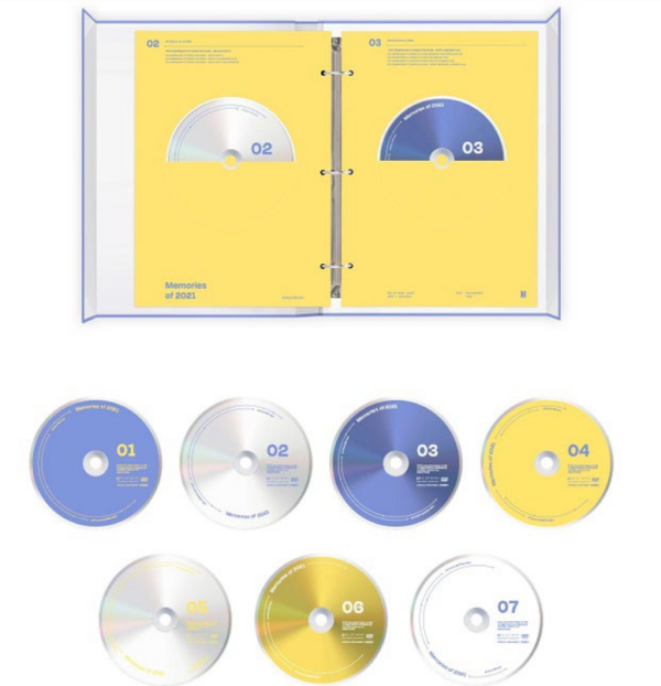 BTS – MEMORIES OF 2021 DVD (7 DISC) - Imagen 4