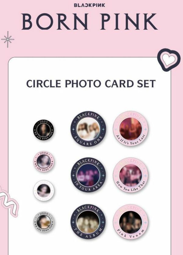 BLACKPINK - CIRCLE PHOTO CARD SET [BORN PINK]