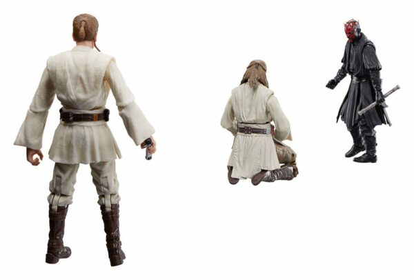 Star Wars Episode I Black Series Pack de 3 Figuras Qui-Gon Jinn, Darth Maul, Obi-Wan Kenobi 15 cm - Imagen 9