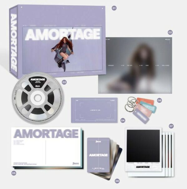 JISOO Mini Album - AMORTAGE (Exclusive Edition) - Imagen 2