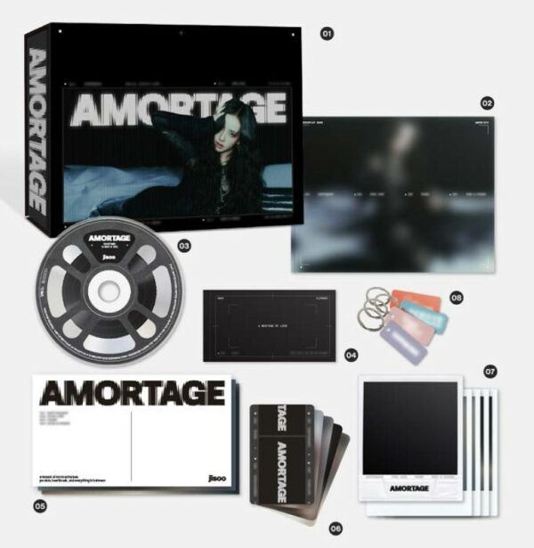 JISOO Mini Album - AMORTAGE (Exclusive Edition) - Imagen 3