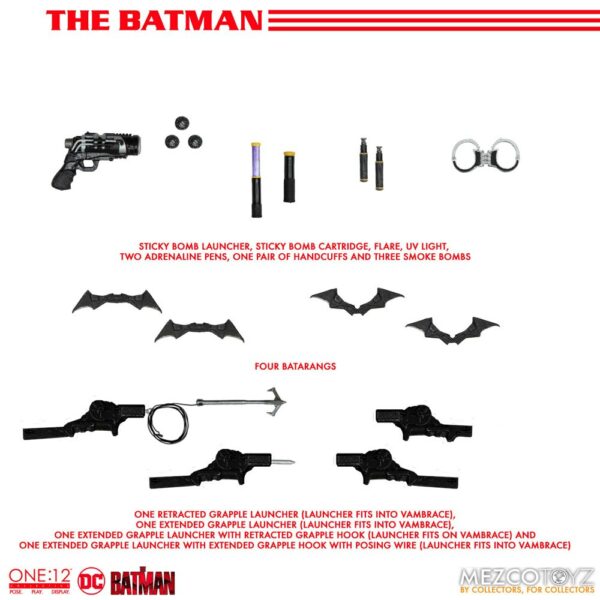 THE BATMAN FIGURA 17 CM BATMAN THE ONE:12 COLLECTIVE - Imagen 19