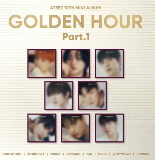 ATEEZ 10TH MINI ALBUM – GOLDEN HOUR : Part.1 (Digipak Ver.)